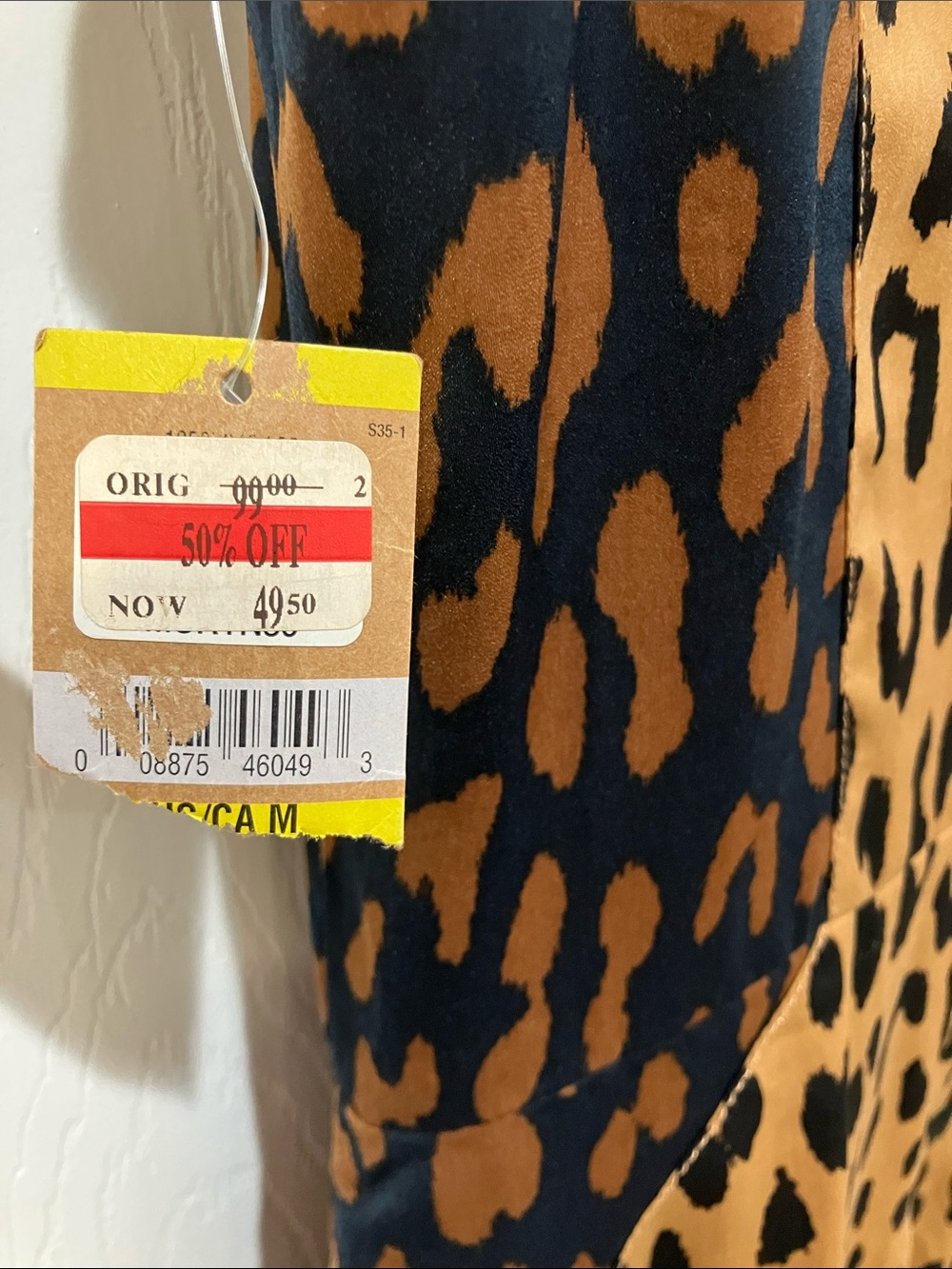 RACHEL Rachel Roy Tan and Black Leopard Print Mini Dress - Picture 5 of 5